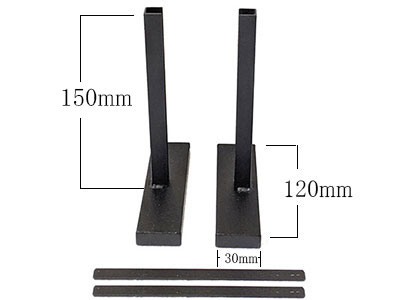 鉄パネルスタンド 角A※受注発注商品